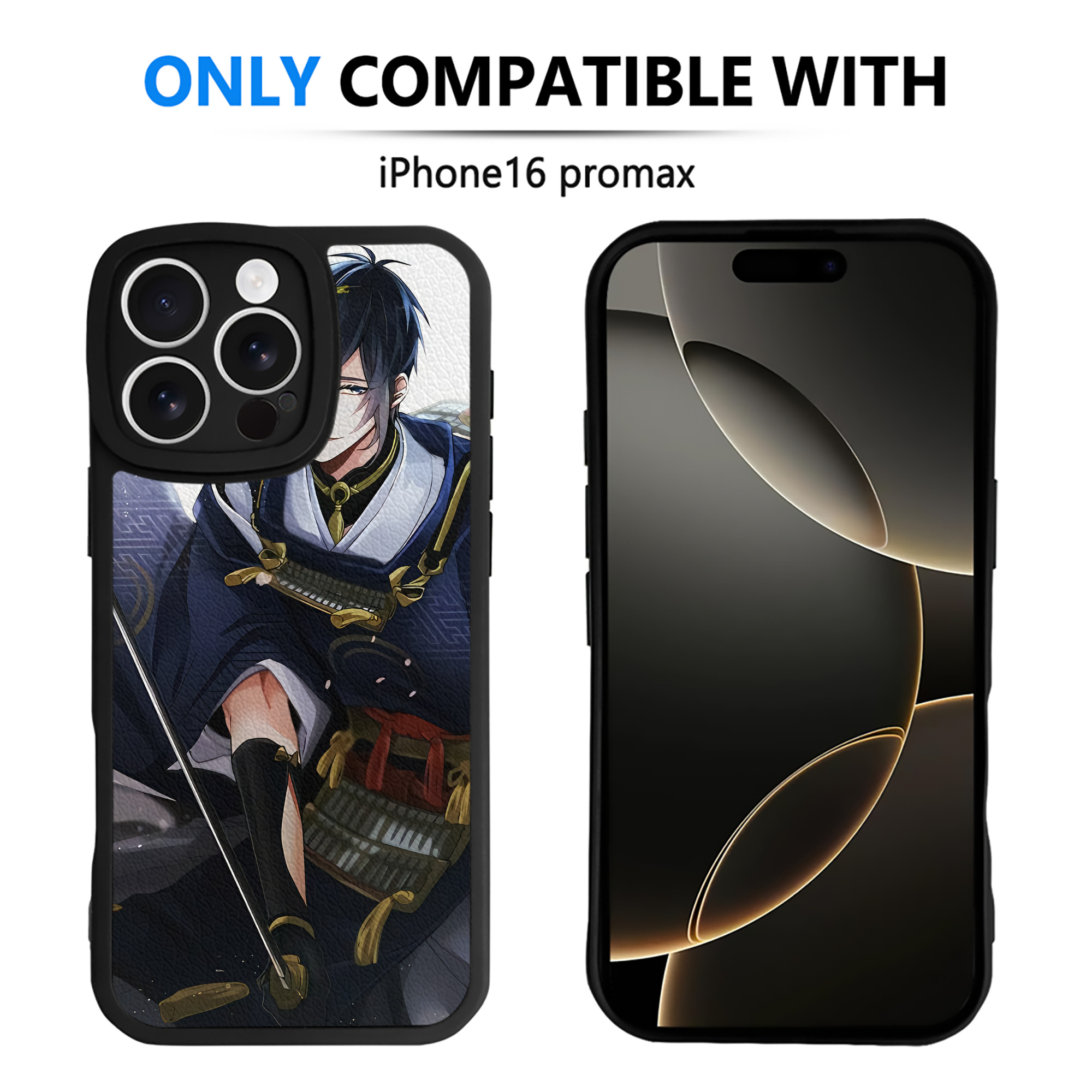 （画像用） 刀剣乱舞 Touken Ranbu 【iPhone 16シリーズ対応】シリコンスマホケース（レザー調） 材質：シリコン